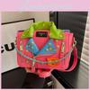 Pu Chain Shoulder Bag For Women With Rivet Detailing For Street Style Daily Use
