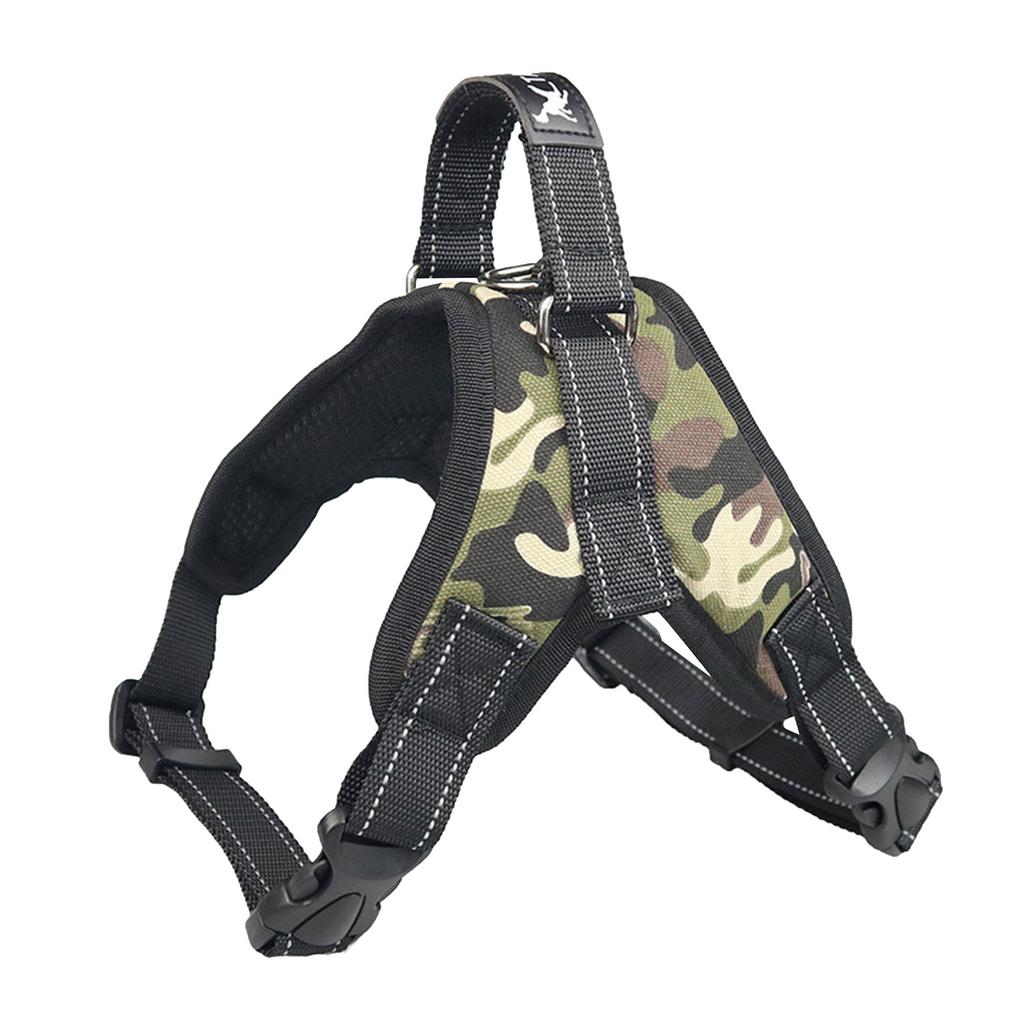 Oxford Fabric Dog Harness Adjustable Soft Padded Chest Strap Lightweight Durable Breathable Pet Vest for Small Medium Large Dogs