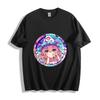 Touhou Project Yuyuko Saigyouji T-Shirt - Psychedelic Circle Design Unisex Tee