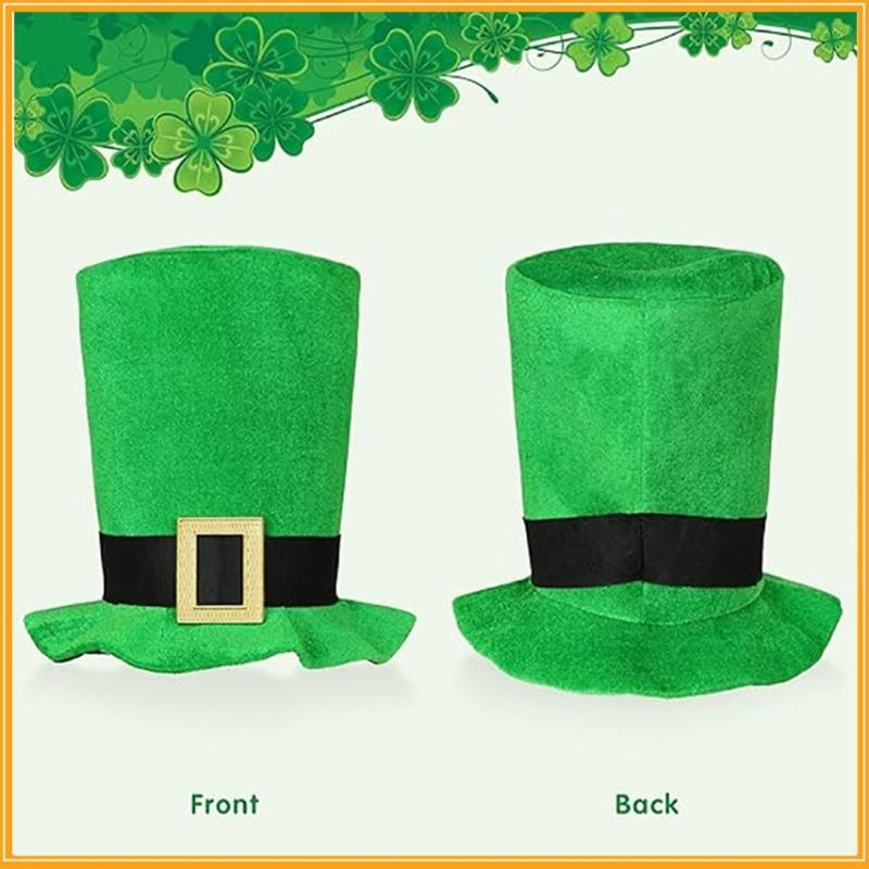 Saint Patricks Day Costume Props With Multiple Accessories Like Hats And Ties Cosplay Vest Necklace For Themed Parties