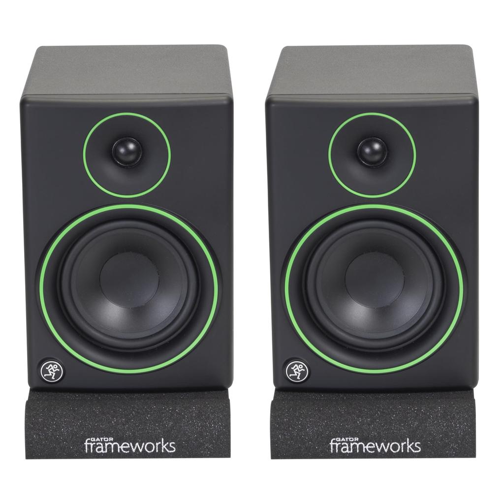 GATOR Frameworks Isolation Pads for Monitor Pack of 2 Speakers, Small, (GFW-ISOPAD-SM)