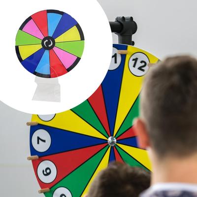 Roda de Roleta 20cm Acrílico Superfície Apagável Jogo da Sorte para Pub Atividade de Ensino Adereços Jogo de Aprendizagem Supermercados Festa