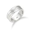 Triple Silver (W) Solid Ring Hl3R53300W9