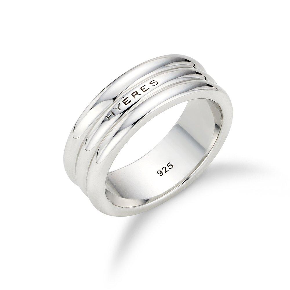 Triple Silver (W) Solid Ring Hl3R53300W9