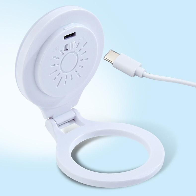 Compact Magnetic Selfie Fill Light for Mobile Phones