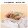 Faxilon 18cm Square Aluminum Foil Bowls for Air Fryer