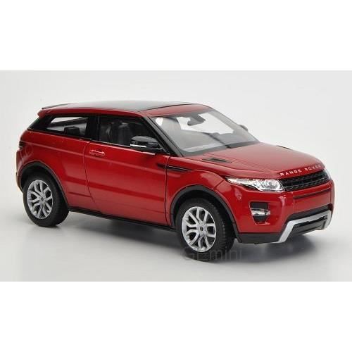 Miniatures montées - Range Rover Evoque rouge métallisé 1/24 Welly