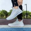 Flying woven men's shoes casual fashion simple breathable lightweight large size men's shoes men's shoes