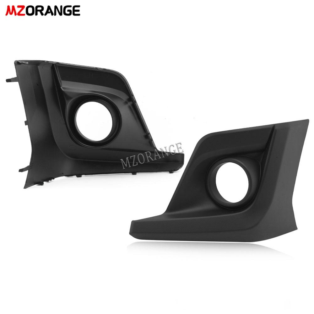 For Subaru XV Crosstrek 2018   Fog Light Frame Cover Car ABS Front Fog Lamp Front Bumper Trimming Bezel Cover