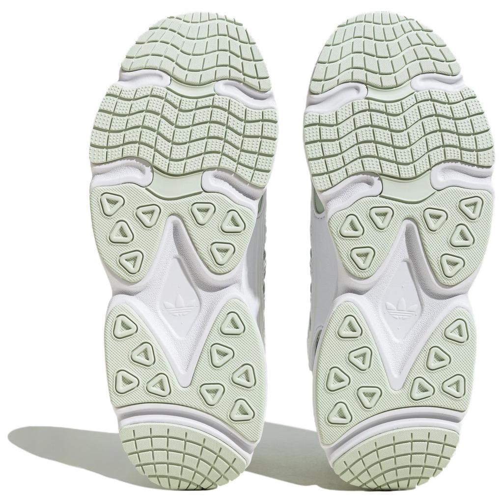 Adidas Originals Ozmillen IG2087 Unisex Biały Turkusowy Lniany Zielony Retro Tata Sneakersy