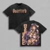 Hot Anime Overlord Albedo T-shirt Gothic Y2k Washed Oversized T Shirt Summer Short Sleeve Cotton Tees Tops Men Women Clothing