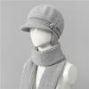 Wool Hat Women's Autumn and Winter Fleece Warm Hat, Ear Protection, Cold Protection, Thickened Knitted Hat