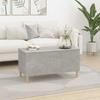 819584 vidaXL Table basse Gris béton 90x44,5x45 cm Bois d'ingénierie