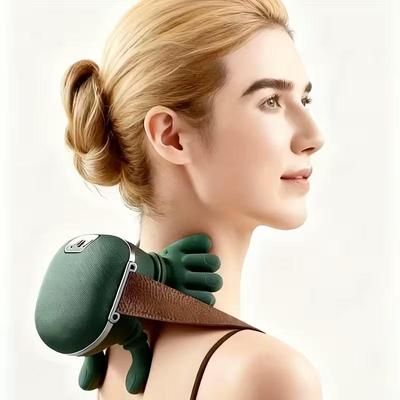 Bionischer Finger Nacken Schulter Massager Kabelloser Nacken Halswirbelsäule Trapezmuskel Knetmassage Schal Bürstenloser Motor Nackenmassagegerät