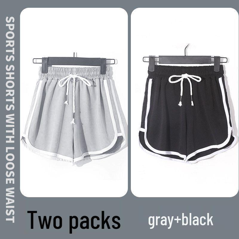 Plus Size Women’s Quick Dry Summer Running Shorts - High Waist, Loose, Trendy Wide-Leg for Yoga and Casual Wear