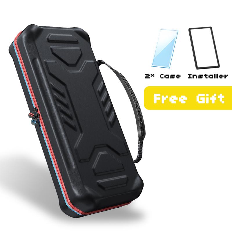 Tuodes Carrying Case for Switch 2 2025 Bag Hard Shell NS2 Accessories Protective Portable Cover with 12 Games Cartridges чёрный