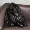 Leather Jacket Men's Fashion Handsome Locomotive Clothing Slim Leather Jacket First Layer Sheepskin Trendy Coat