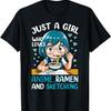 Just A Girl Who Loves Anime Ramen And Sketching Japan Anime T-Shirt