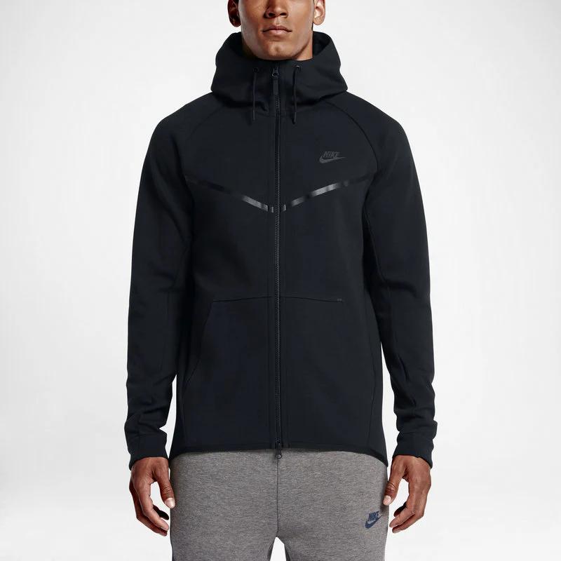 Nike Sportsklær Tech Fleece Windrunner Hettegenser Herre topper Svart 805145-010