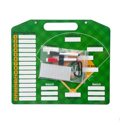 Baseball Lineup Board Coaches Rewritable Referee Gifts Training Aid Softball