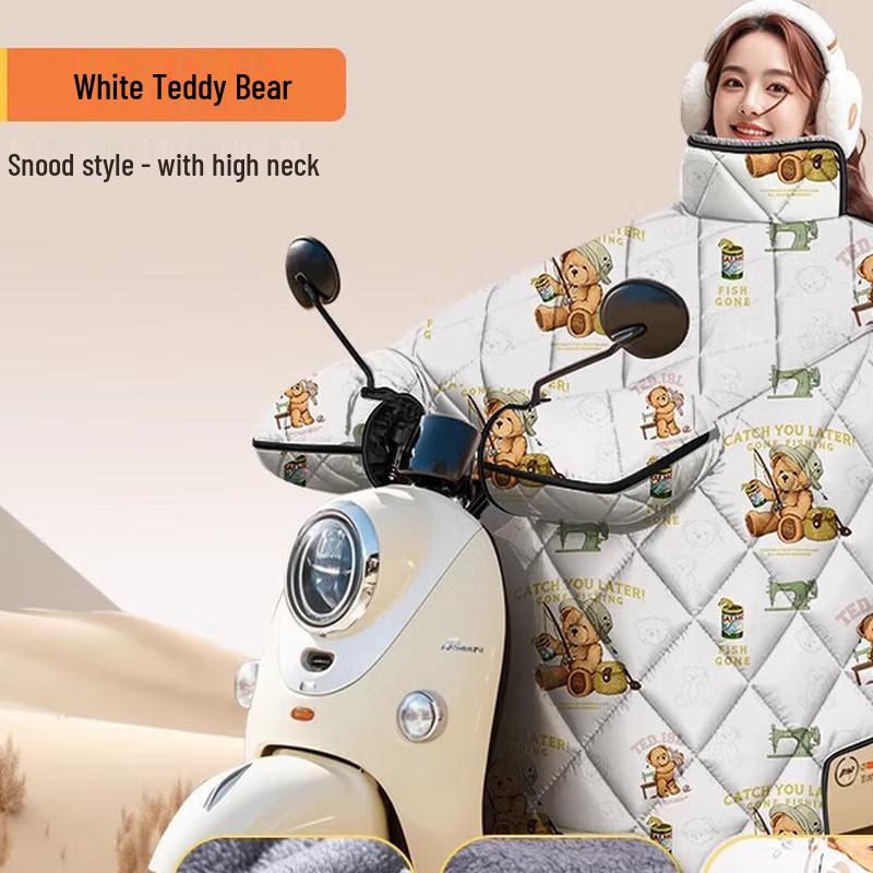 

Теплая бархатная подкладка, полностью закрывающий ветрозащитный чехол для электровелосипеда