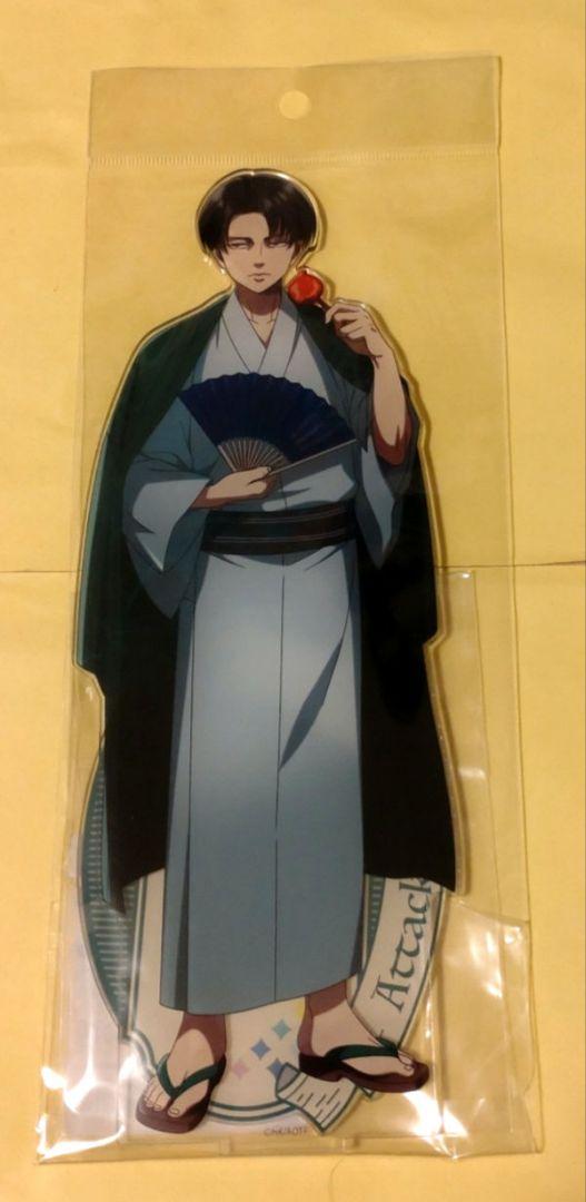 

[USED] Last day! Attack on Titan Levi Kimono Big Acrylic Stand Bag Unopened