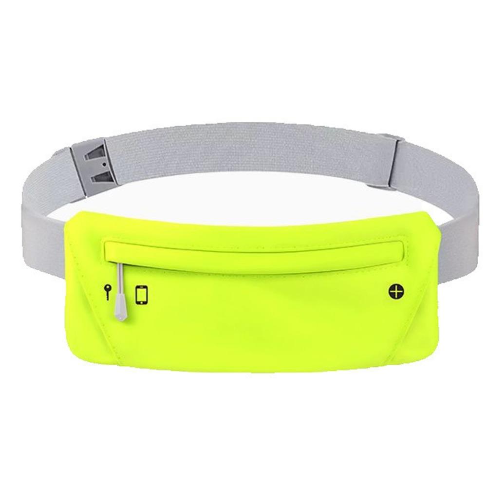 

Плотно прилегающая поясная сумка для бега Высокоэластичная спортивная сумка для телефона Спортивная мобильная поясная сумка Спортивная одежда зелёный