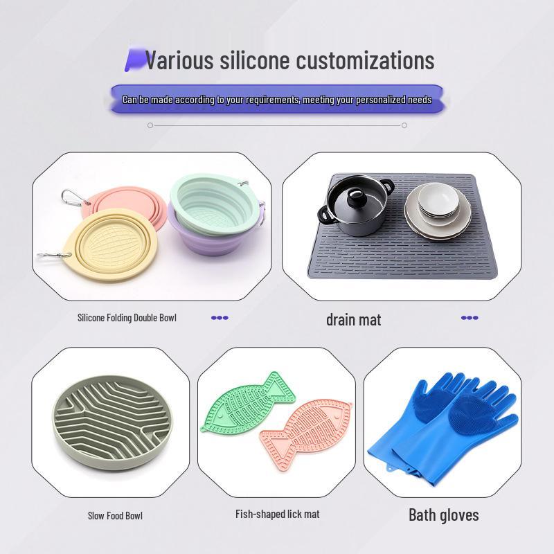 Pet Flower Slow Feeder Silicone Lick Pad - Safe, Soft, Non-slip Placemat for Pets