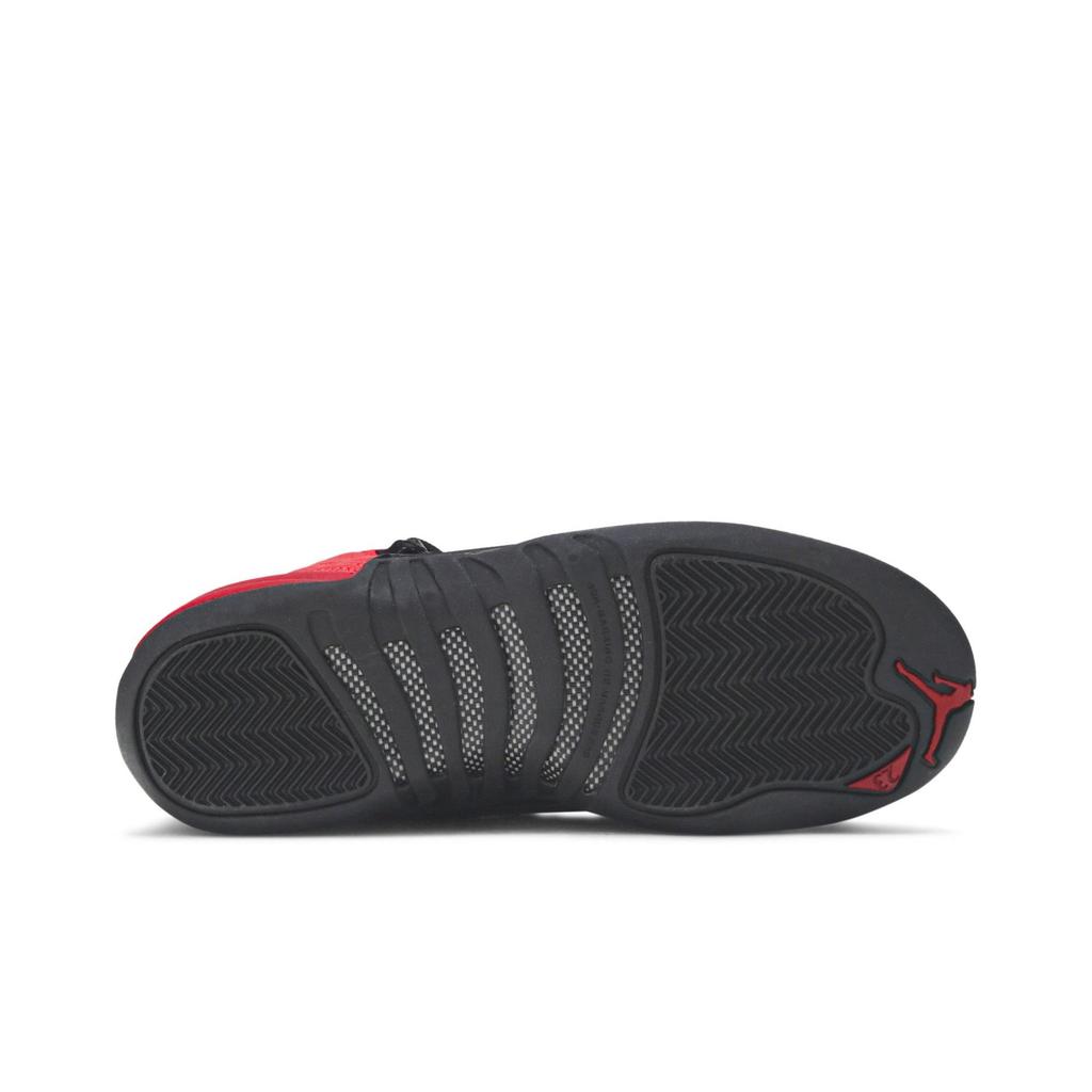 Air Jordan 12 Retro Grade School 'Reverse Flu Game' (Unisex) Varsity Red / Black Kids' Basketball Shoes 153265 602