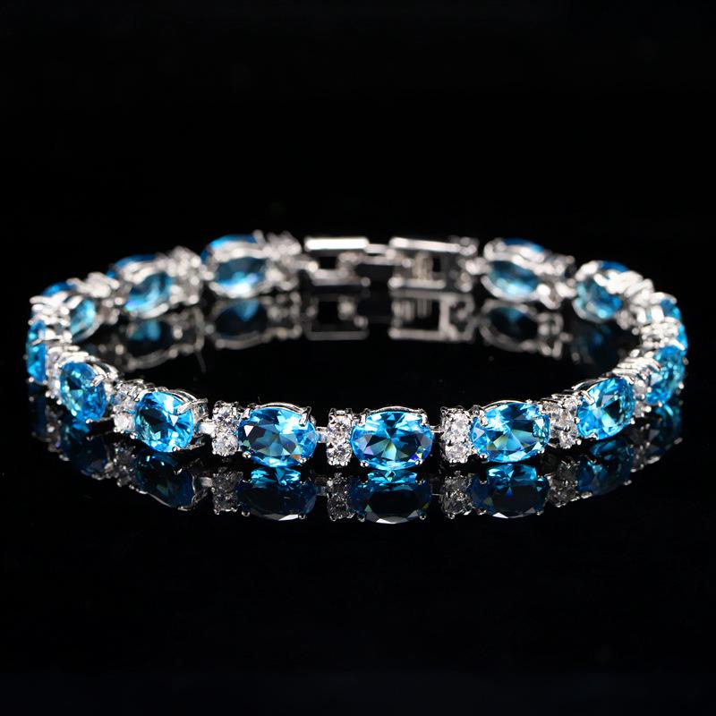 Accessories Aaa Zircon Women'S Bracelet, Simple High-End Versatile, Wedding Gift