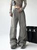 Spring & Autumn Women's Wide-Leg Pants: Elegant, Loose, Floor-Length Sports Trousers in American Style.