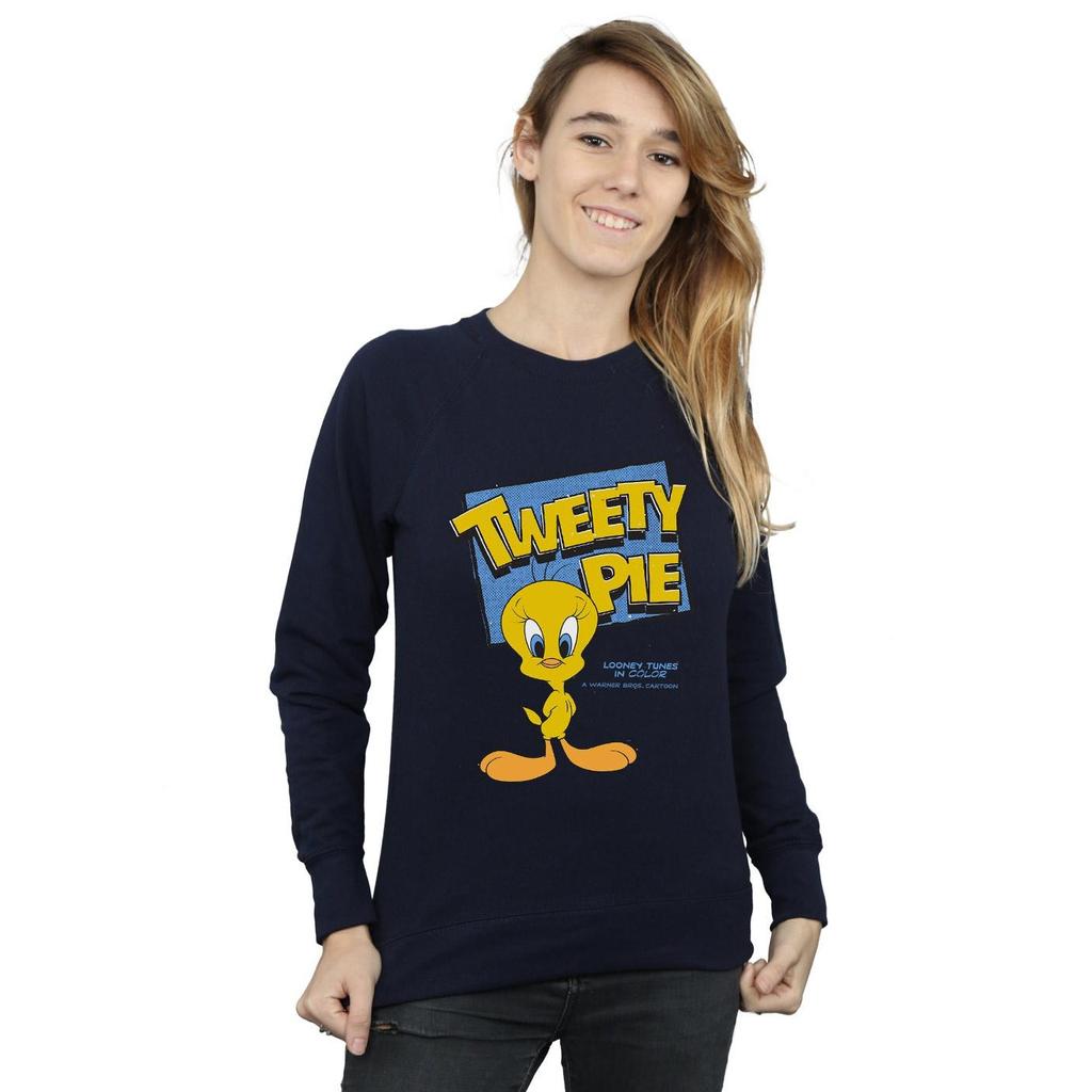 Looney Tunes Womens/Ladies Classic Tweety Cotton Sweatshirt