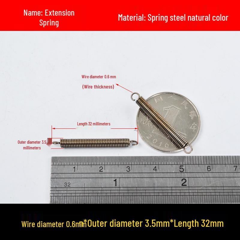 Stainless Steel Spring Hook for Microwave Oven Handle, Wire Diameter 0.6/0.7