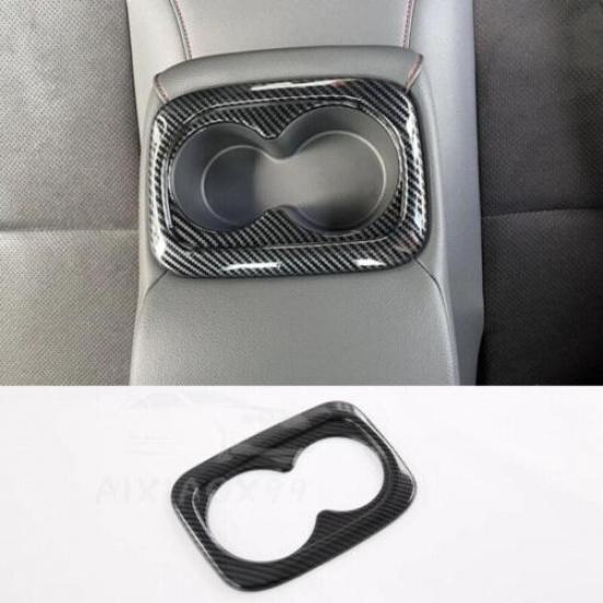 ABS Carbon fiber Rear Water Cup Panel Cover Trim For Acura Integra -2024