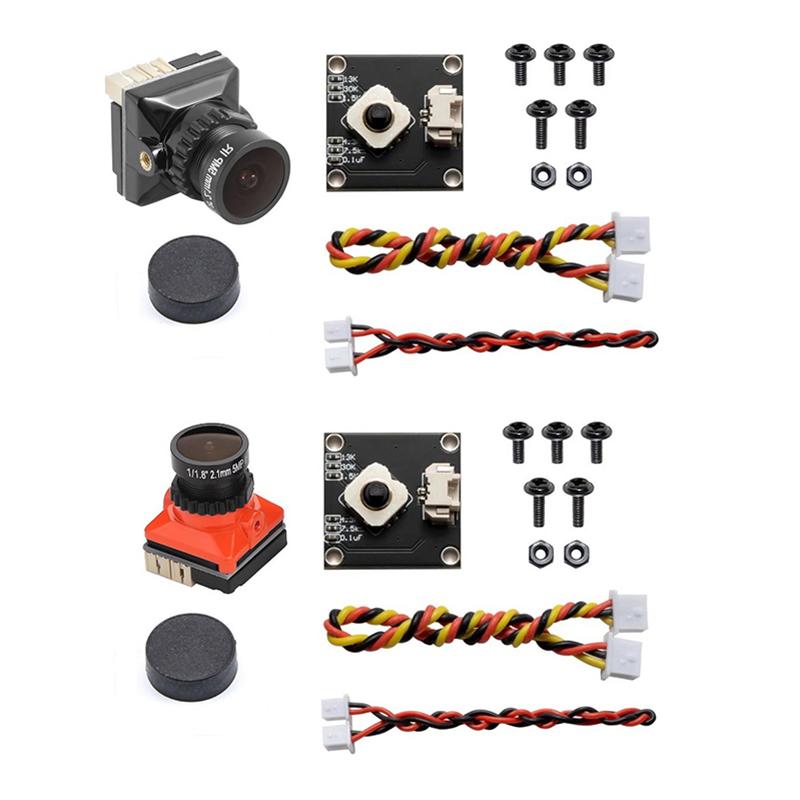 Mini1/3 Cmos 1500Tvl B19 Mini Fpv Camera 2.1Mm Lens Power 5V-30V Pal / Ntsc With Osd Internal Adjustable For Rc Fpv Racing Drone