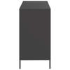 Vidaxl Szafka, Czarna, 101,5X39X73,5 Cm, Stal Walcowana Na Zimno