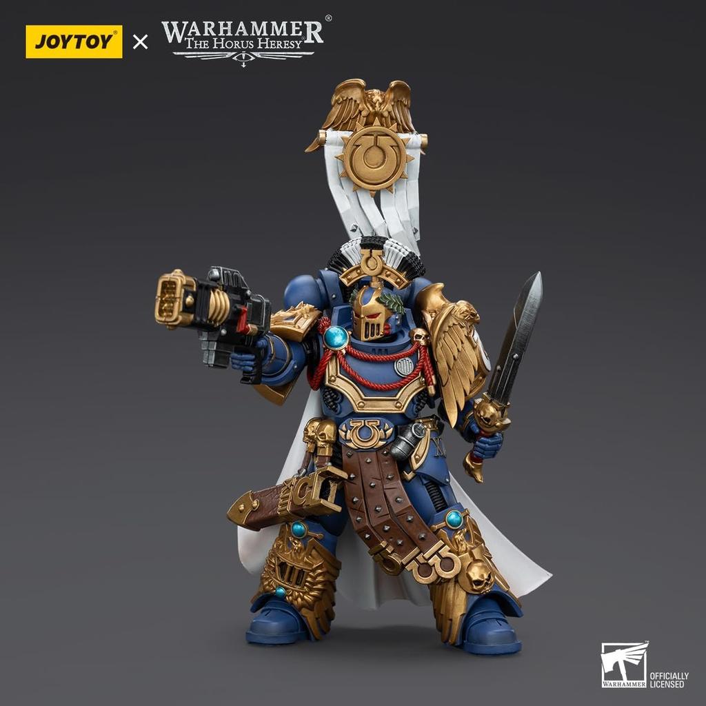 JOYTOY Warhammer The Horus Heresy Ultramarines Legion Praetor with Power Sword and Volkite Serpenta 1/18 Scale Action Figure