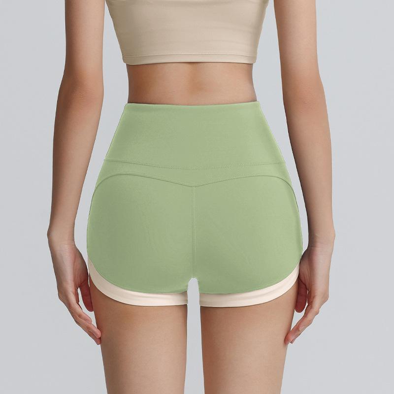 

Спортивные шорты трехточечные женские с высокой талией фитнес быстросохнущие леггинсы персиковые с эффектом лифтинга бедер летняя спортивная одежда для бега йоги женская XL