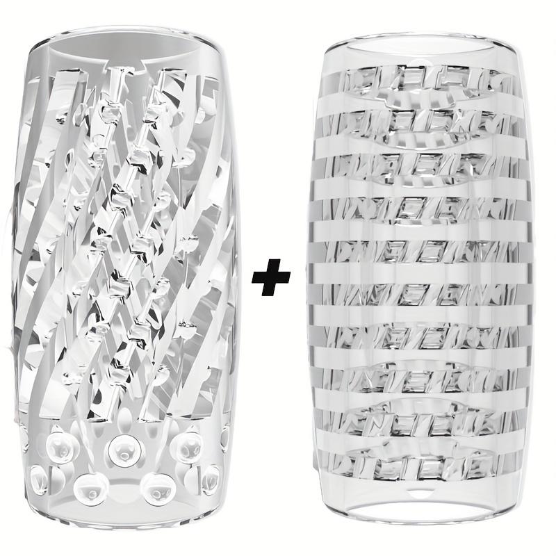 Transparent Male Masturbattion Cup Endurance Exercise Sucking Penis Sleeve Cock Training Glans Stimulator Adult Sex Toys for Men