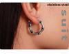 Gold-Plated Titanium U-Shaped Drip Oil Ear Cuffs - European & American Style Earrings for Women