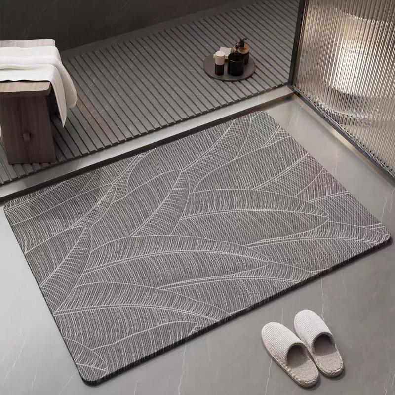 Covoraș absorbant din noroi diatomeic pentru baie, covoraș pentru toaletă, covoraș pentru podeaua toaletei, covor pentru toaletă