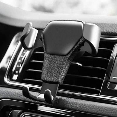 Mobile Phone Holders White- Gravity Reaction Car Holder Clip Type Ventilation Monut GPS Car Holder iPhone 8 7 6 S