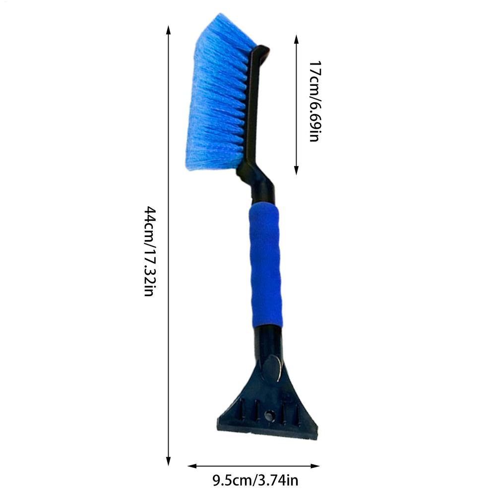 Ice Scraper 2 in 1 Snow Scraper and Brush Ergonomic Foam Grip Snow Remover for Cars Car Winter Cleaning Accessories for Safe