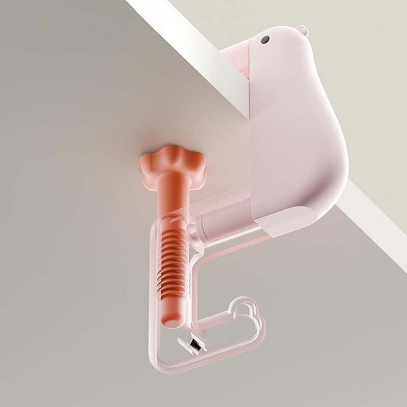 Punch-Free Hanging Bag Hook Cute  Student Desk Side Hanging Bag Artifact Desk Edge Hook Gaming Headset Desk Hanger