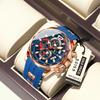  Luxury Silicone  Chronograph Quartz Montre Homme Luminous Waterproof Men Watch