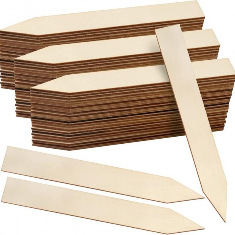 

100 шт. Деревянный колышек для растений, колышек для поддержки растений, столб для забора, колышек для ограды, колышек для сада, фермы, профессиональное садоводство, маркировка 1