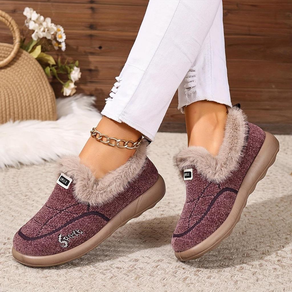 Women's Boots Soft Sole Warm Comfortable Fashionable Versatile Winter Short Boots, Women Shoes