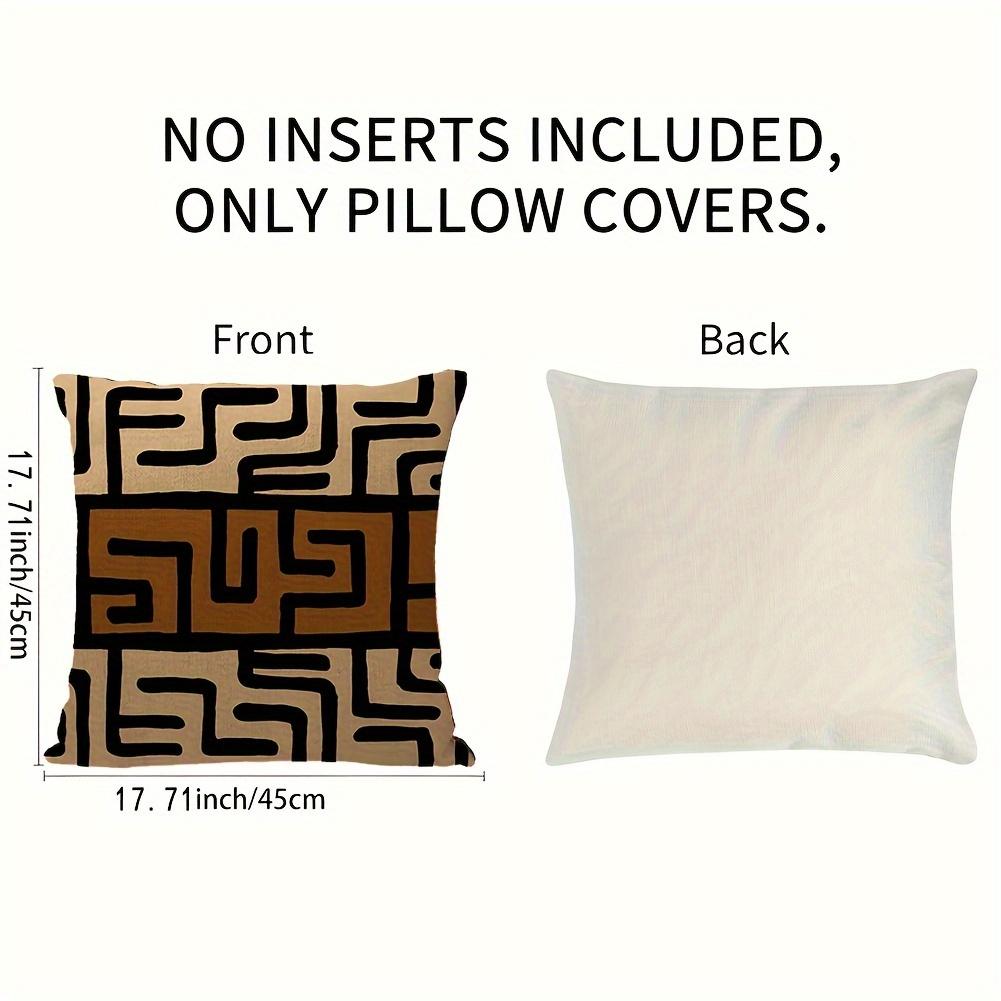 Single-sided Printed Cushion Cover Bohemian Style Soft Polyester Fabric Living Room Sofa Bedroom Bedside Decorative Pillowcase