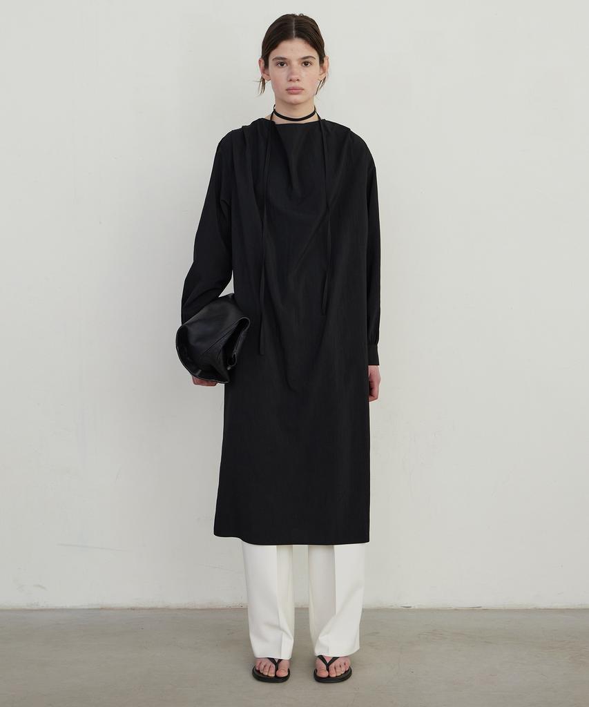 Notia Drape Strap Long One-Piece - Black
