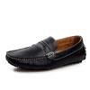 Men Shoes Loafers Men Fashion Leather Boat Shoes Fashion Comfortable Moccasins Shoes British Style Walking Shoes Leisure Walk